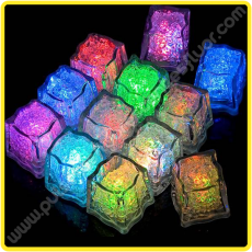 Set de 12 Cubos de Hielo Led Luminosos