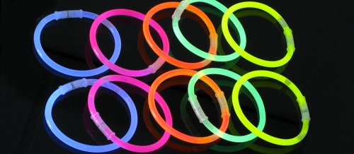 Pulseras Fluorescentes luminiscentes para Fiestas Eventos
